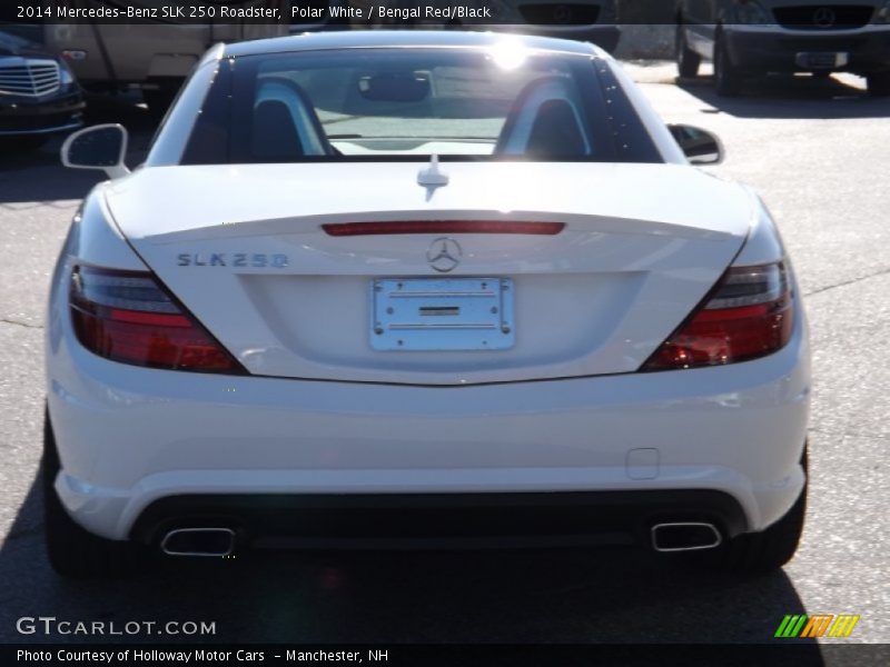 Polar White / Bengal Red/Black 2014 Mercedes-Benz SLK 250 Roadster