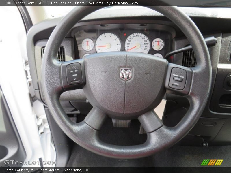 Bright Silver Metallic / Dark Slate Gray 2005 Dodge Ram 1500 ST Regular Cab