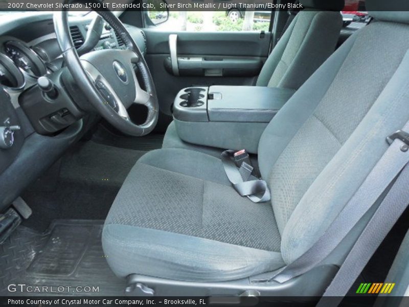 Silver Birch Metallic / Light Titanium/Ebony Black 2007 Chevrolet Silverado 1500 LT Extended Cab