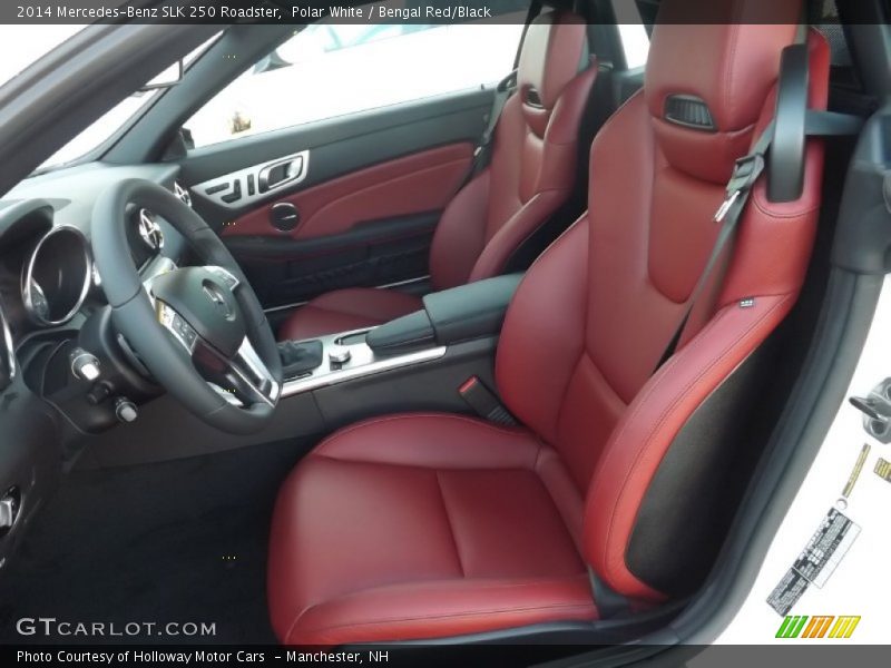  2014 SLK 250 Roadster Bengal Red/Black Interior
