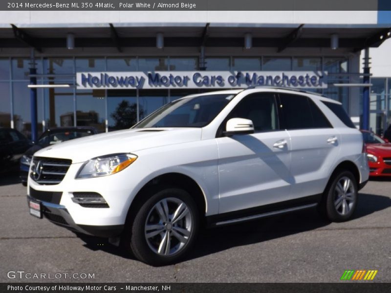 Polar White / Almond Beige 2014 Mercedes-Benz ML 350 4Matic