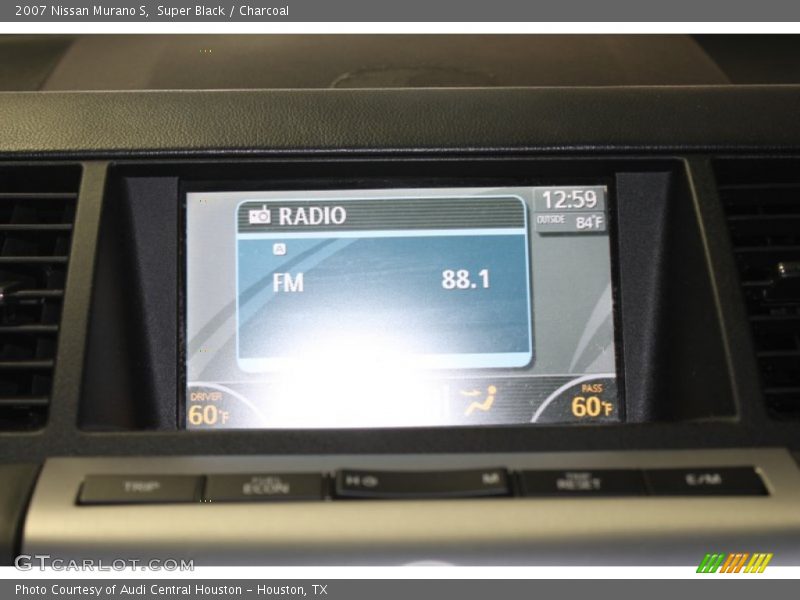Super Black / Charcoal 2007 Nissan Murano S