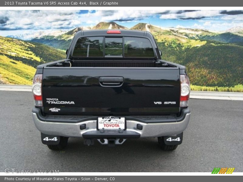 Black / Graphite 2013 Toyota Tacoma V6 SR5 Access Cab 4x4