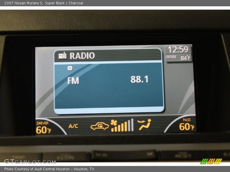 Super Black / Charcoal 2007 Nissan Murano S