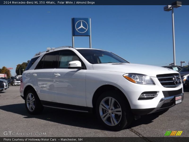 Polar White / Almond Beige 2014 Mercedes-Benz ML 350 4Matic
