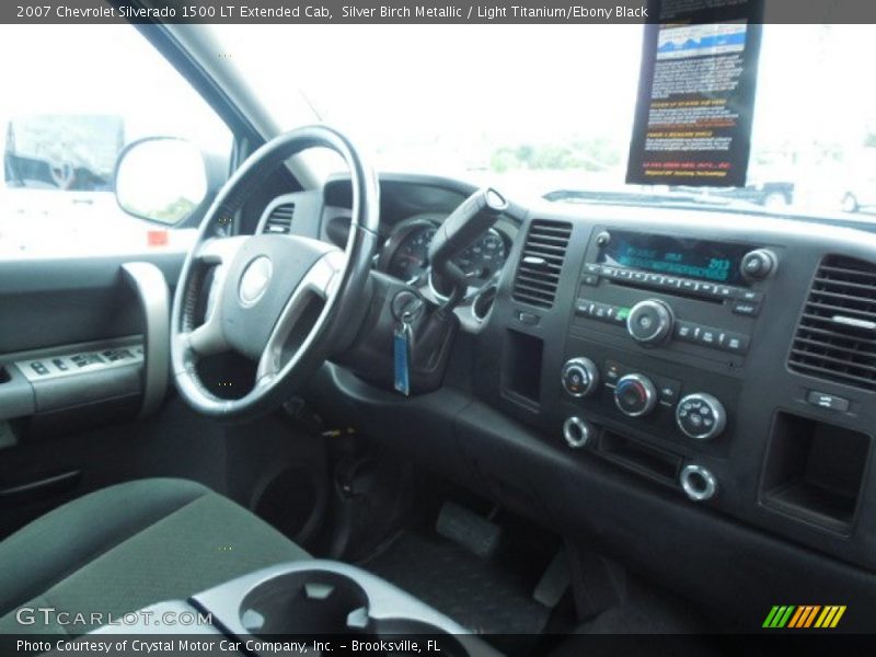 Silver Birch Metallic / Light Titanium/Ebony Black 2007 Chevrolet Silverado 1500 LT Extended Cab