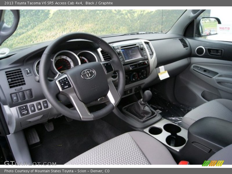 Black / Graphite 2013 Toyota Tacoma V6 SR5 Access Cab 4x4
