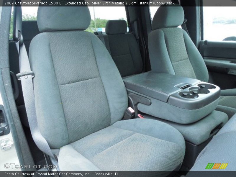 Silver Birch Metallic / Light Titanium/Ebony Black 2007 Chevrolet Silverado 1500 LT Extended Cab