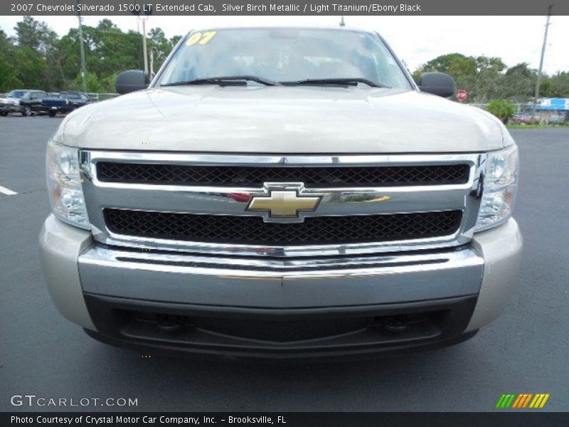 Silver Birch Metallic / Light Titanium/Ebony Black 2007 Chevrolet Silverado 1500 LT Extended Cab