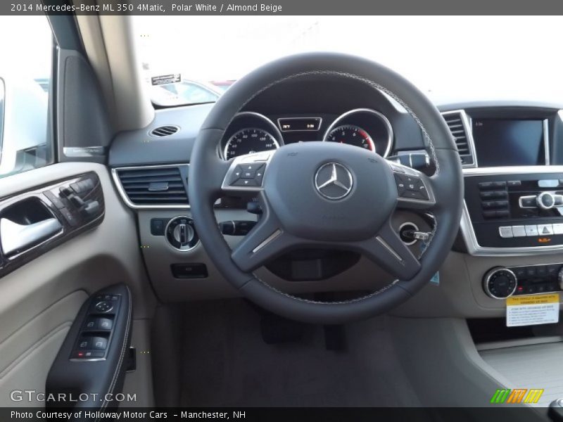 Polar White / Almond Beige 2014 Mercedes-Benz ML 350 4Matic