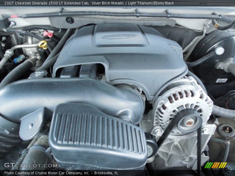 Silver Birch Metallic / Light Titanium/Ebony Black 2007 Chevrolet Silverado 1500 LT Extended Cab