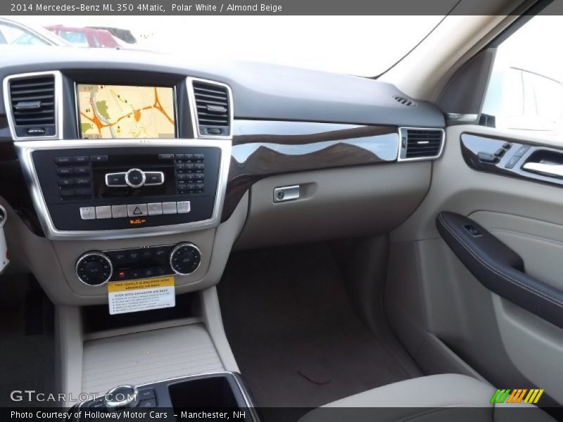 Polar White / Almond Beige 2014 Mercedes-Benz ML 350 4Matic
