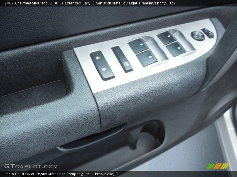 Silver Birch Metallic / Light Titanium/Ebony Black 2007 Chevrolet Silverado 1500 LT Extended Cab