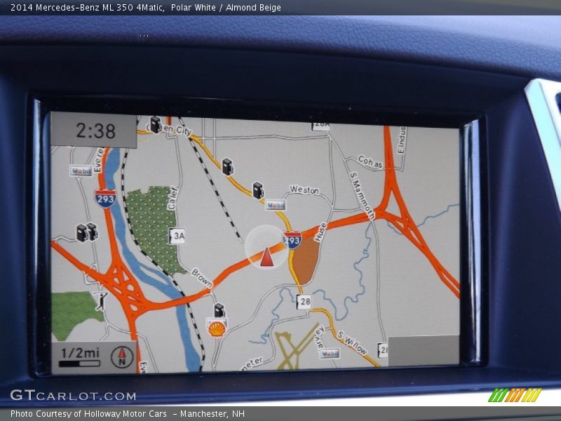 Polar White / Almond Beige 2014 Mercedes-Benz ML 350 4Matic