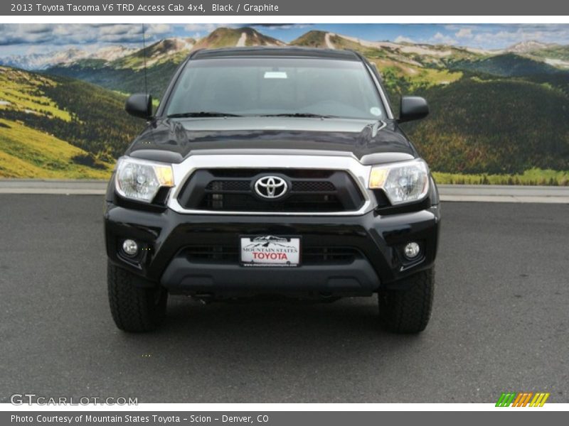 Black / Graphite 2013 Toyota Tacoma V6 TRD Access Cab 4x4