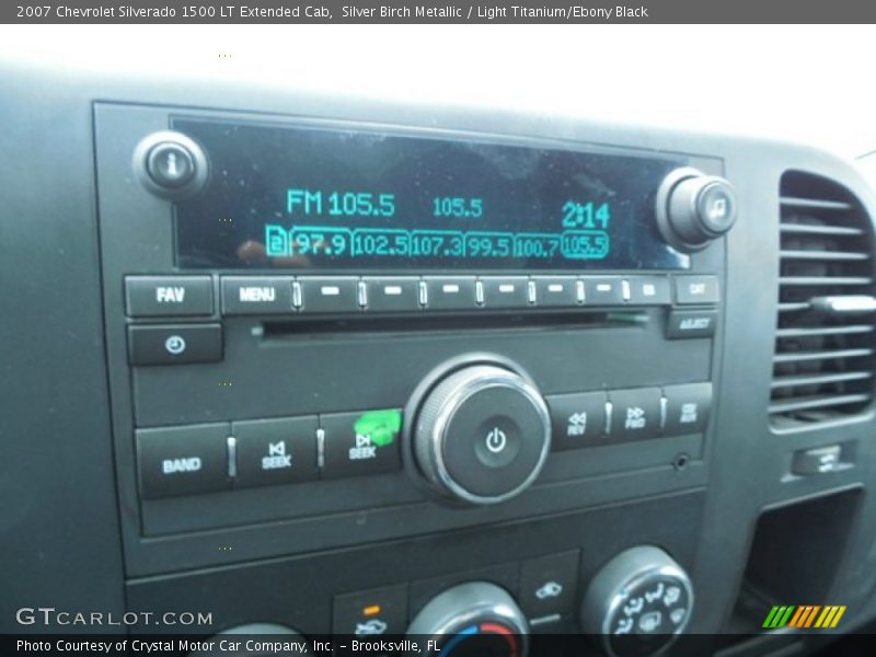 Silver Birch Metallic / Light Titanium/Ebony Black 2007 Chevrolet Silverado 1500 LT Extended Cab