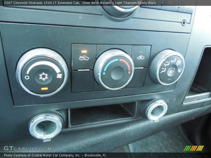 Silver Birch Metallic / Light Titanium/Ebony Black 2007 Chevrolet Silverado 1500 LT Extended Cab