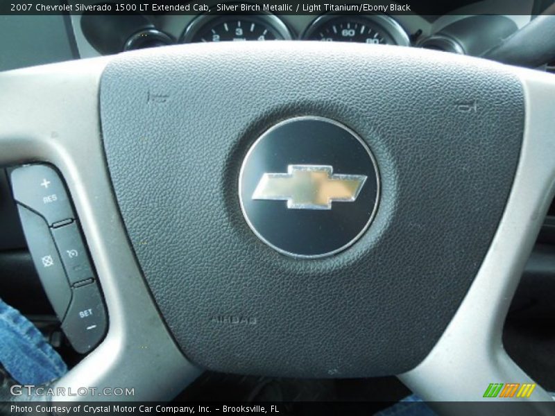 Silver Birch Metallic / Light Titanium/Ebony Black 2007 Chevrolet Silverado 1500 LT Extended Cab