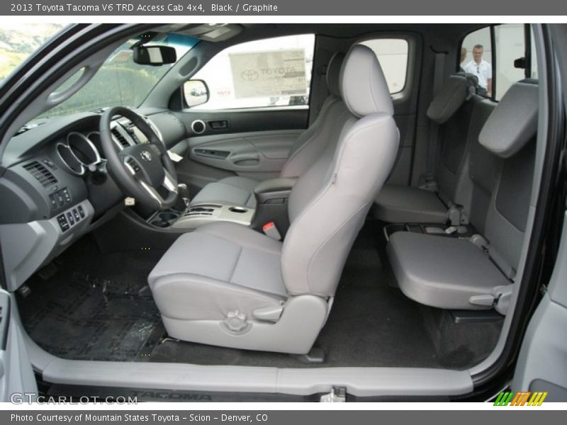 Black / Graphite 2013 Toyota Tacoma V6 TRD Access Cab 4x4