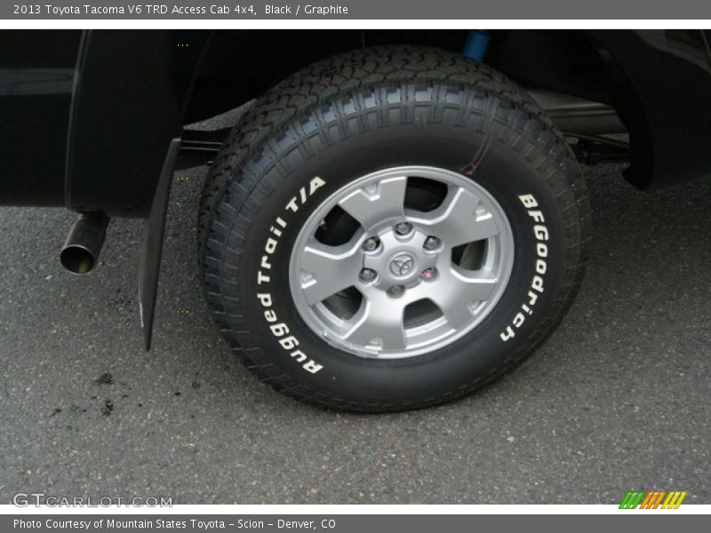 Black / Graphite 2013 Toyota Tacoma V6 TRD Access Cab 4x4
