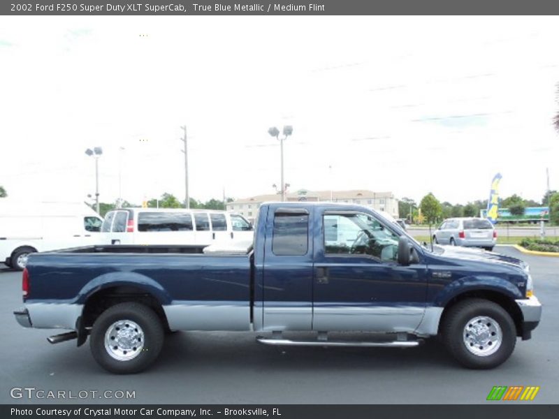  2002 F250 Super Duty XLT SuperCab True Blue Metallic