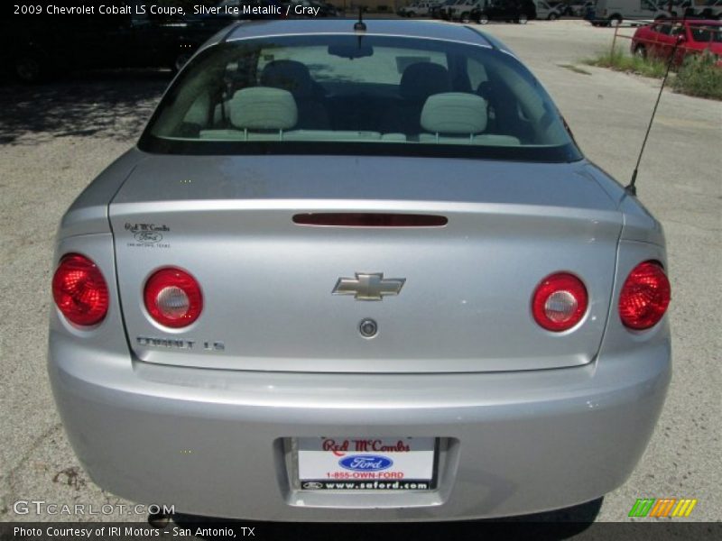 Silver Ice Metallic / Gray 2009 Chevrolet Cobalt LS Coupe