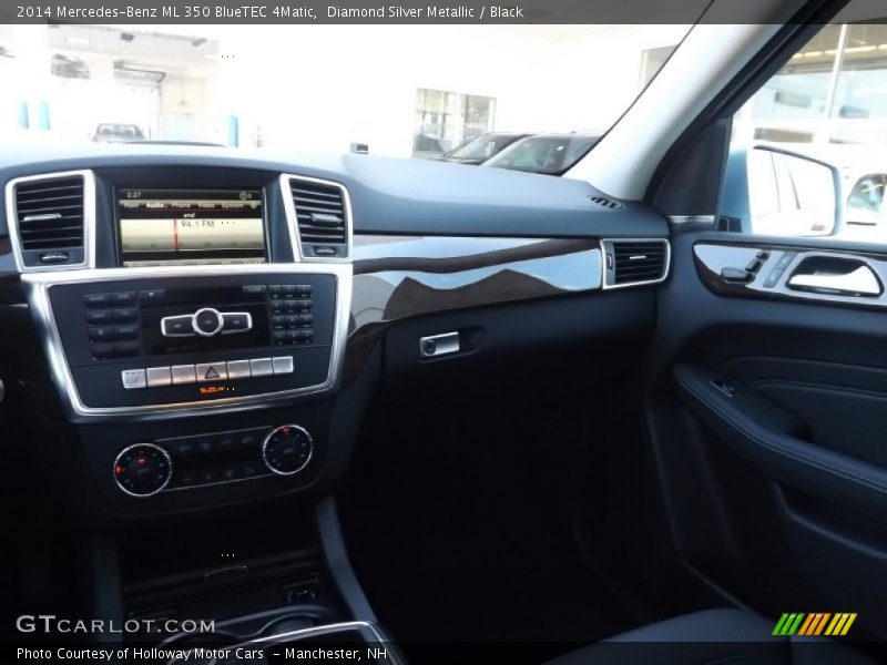 Diamond Silver Metallic / Black 2014 Mercedes-Benz ML 350 BlueTEC 4Matic
