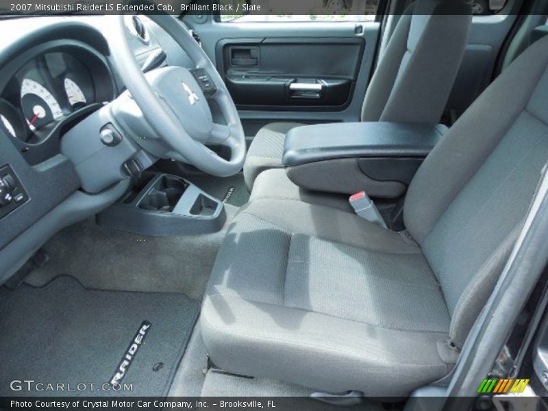 Brilliant Black / Slate 2007 Mitsubishi Raider LS Extended Cab