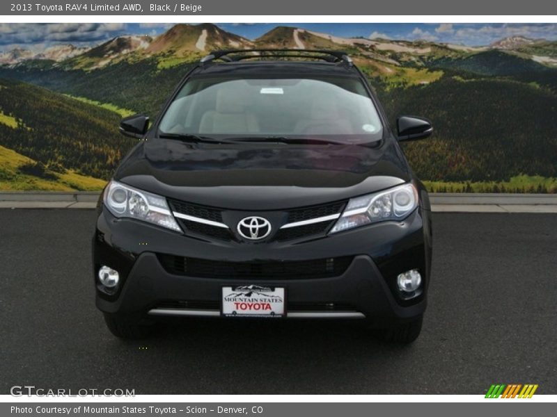 Black / Beige 2013 Toyota RAV4 Limited AWD
