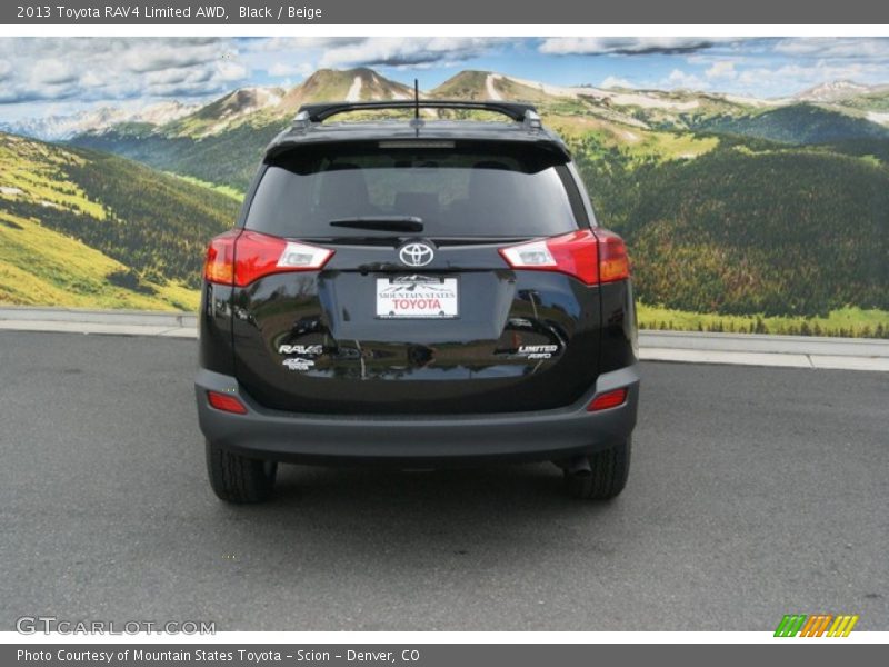 Black / Beige 2013 Toyota RAV4 Limited AWD