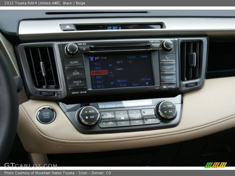 Black / Beige 2013 Toyota RAV4 Limited AWD