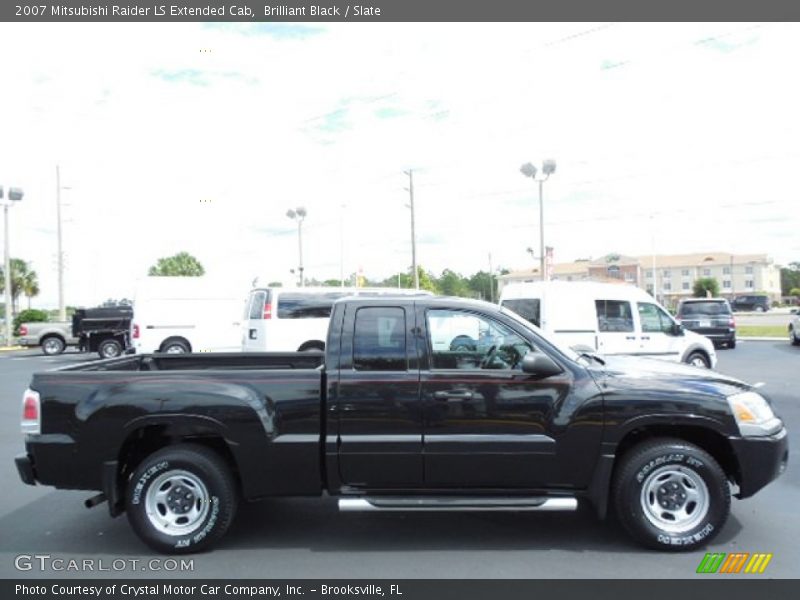 Brilliant Black / Slate 2007 Mitsubishi Raider LS Extended Cab
