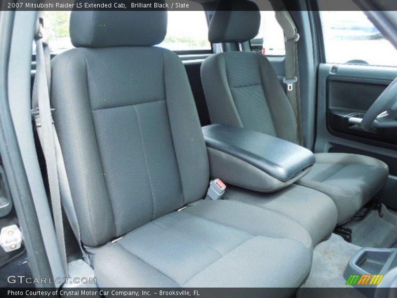 Brilliant Black / Slate 2007 Mitsubishi Raider LS Extended Cab