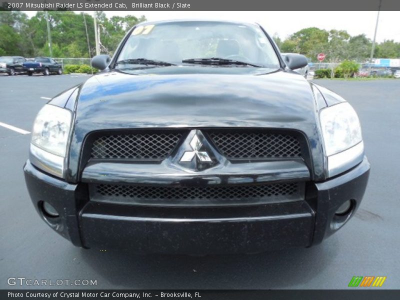 Brilliant Black / Slate 2007 Mitsubishi Raider LS Extended Cab