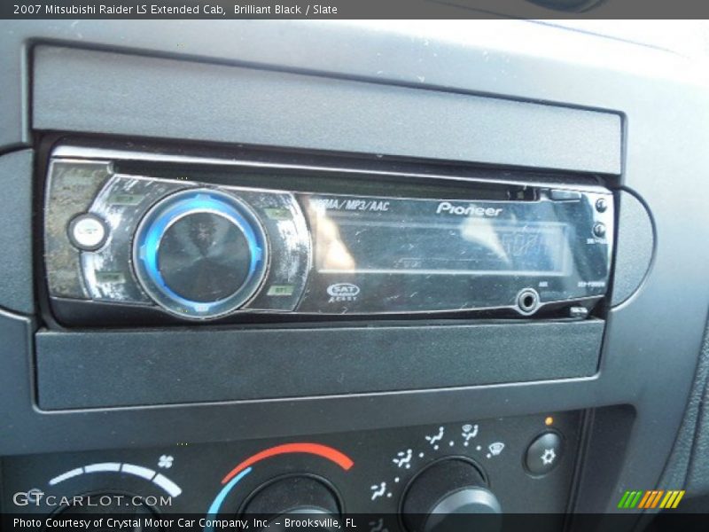 Brilliant Black / Slate 2007 Mitsubishi Raider LS Extended Cab