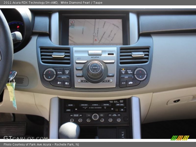 White Diamond Pearl / Taupe 2011 Acura RDX Technology SH-AWD