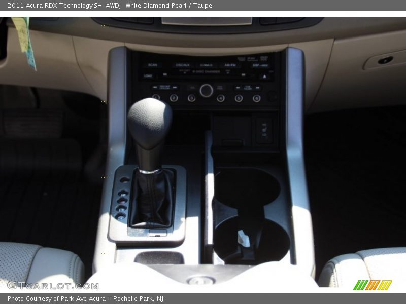 White Diamond Pearl / Taupe 2011 Acura RDX Technology SH-AWD
