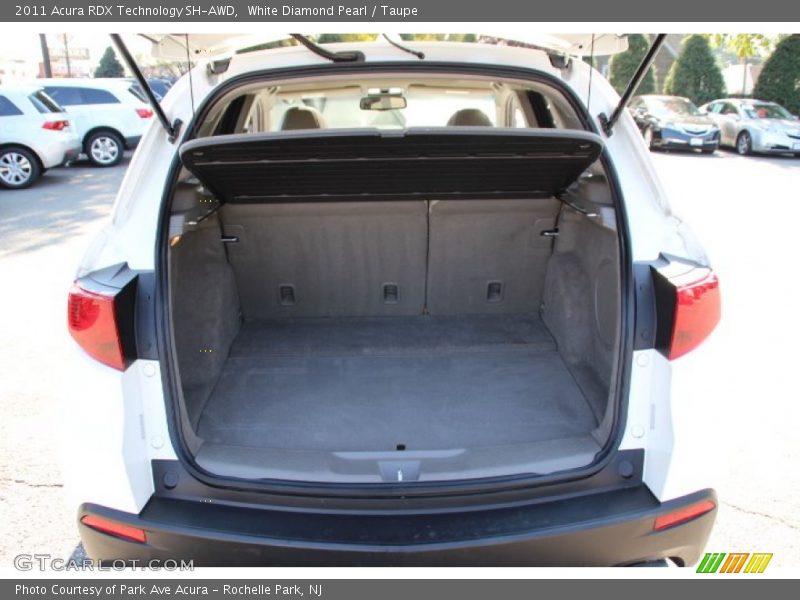 White Diamond Pearl / Taupe 2011 Acura RDX Technology SH-AWD