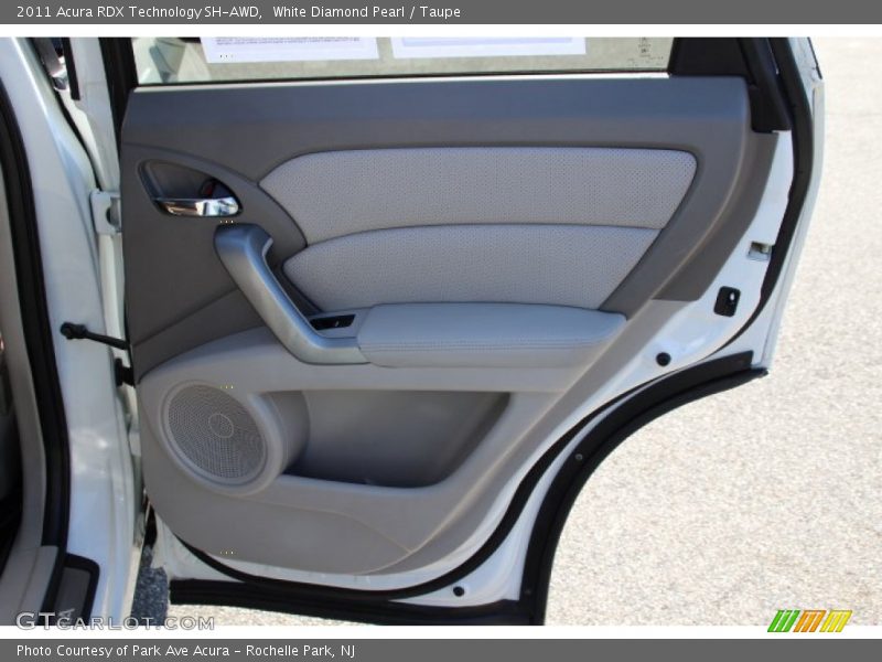 White Diamond Pearl / Taupe 2011 Acura RDX Technology SH-AWD