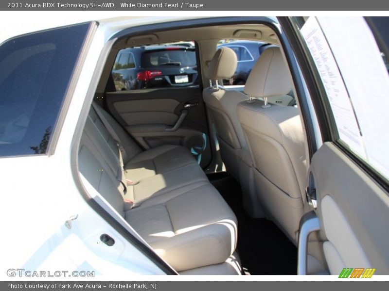 White Diamond Pearl / Taupe 2011 Acura RDX Technology SH-AWD