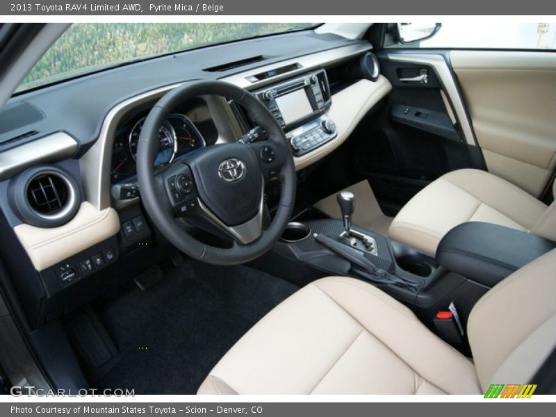 Pyrite Mica / Beige 2013 Toyota RAV4 Limited AWD