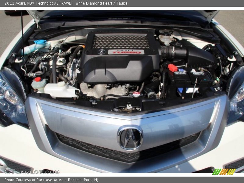 White Diamond Pearl / Taupe 2011 Acura RDX Technology SH-AWD