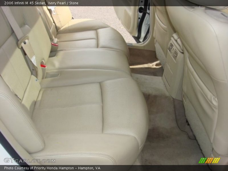 Ivory Pearl / Stone 2006 Infiniti M 45 Sedan