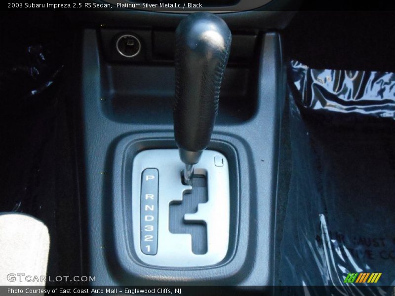 Platinum Silver Metallic / Black 2003 Subaru Impreza 2.5 RS Sedan