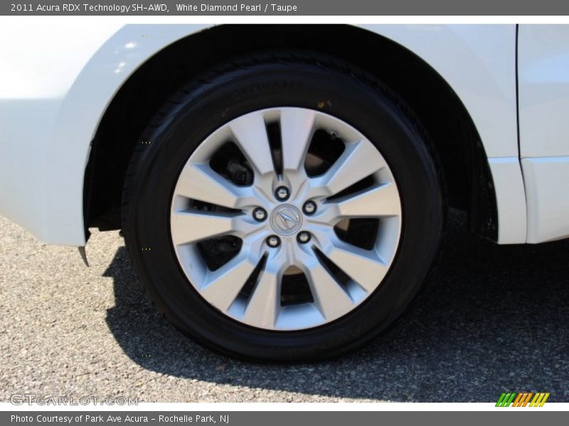 White Diamond Pearl / Taupe 2011 Acura RDX Technology SH-AWD