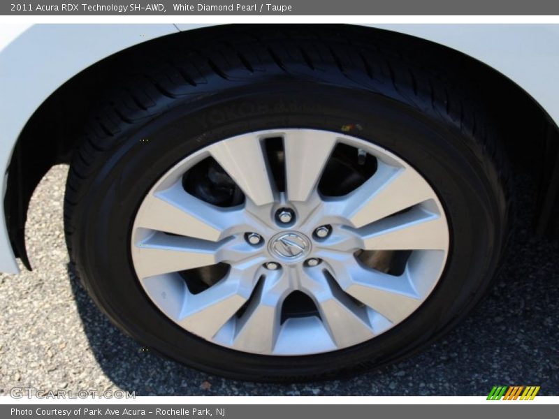 White Diamond Pearl / Taupe 2011 Acura RDX Technology SH-AWD