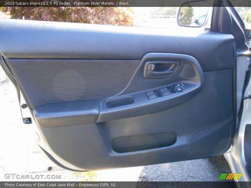 Platinum Silver Metallic / Black 2003 Subaru Impreza 2.5 RS Sedan