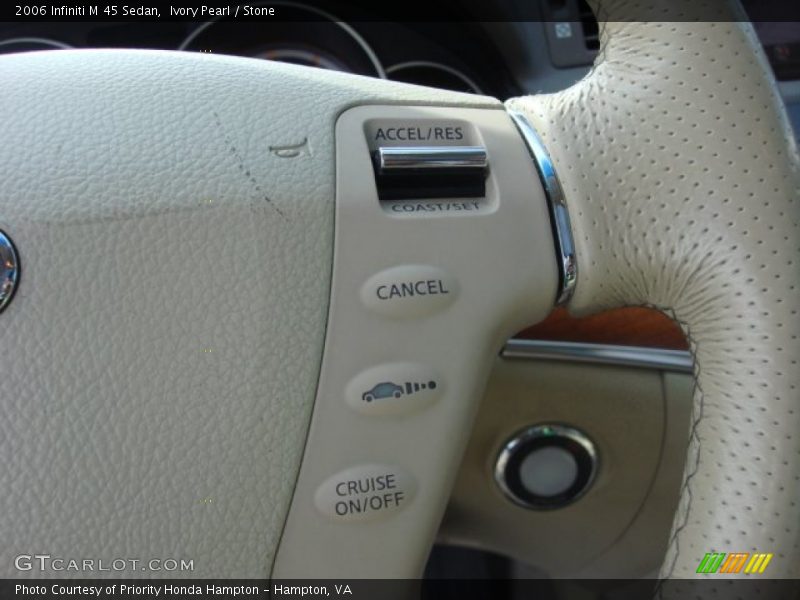 Ivory Pearl / Stone 2006 Infiniti M 45 Sedan