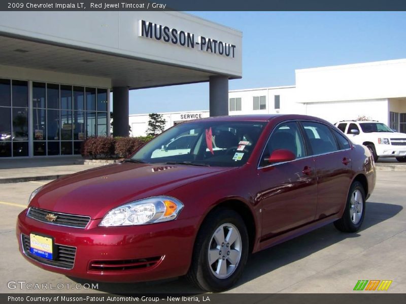 Red Jewel Tintcoat / Gray 2009 Chevrolet Impala LT