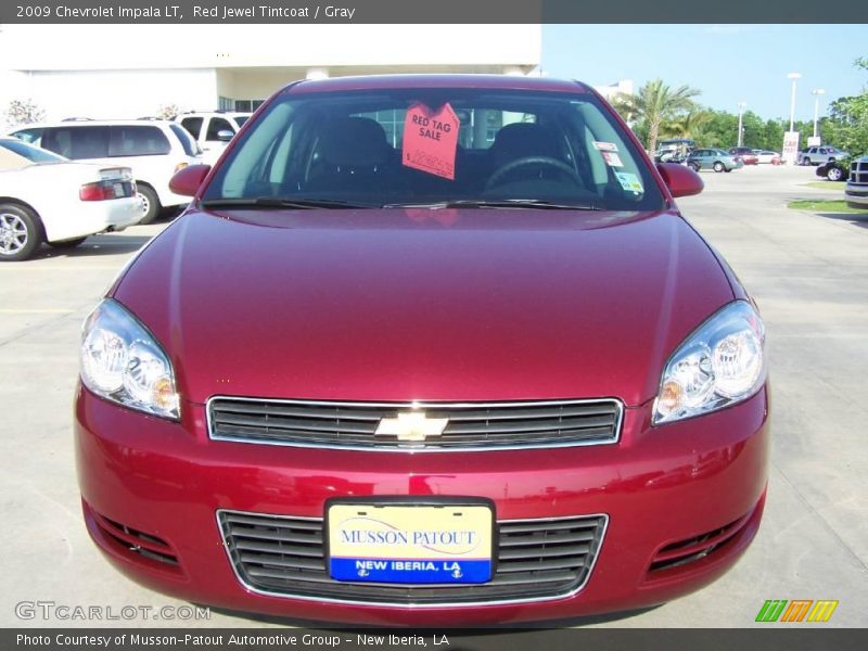 Red Jewel Tintcoat / Gray 2009 Chevrolet Impala LT